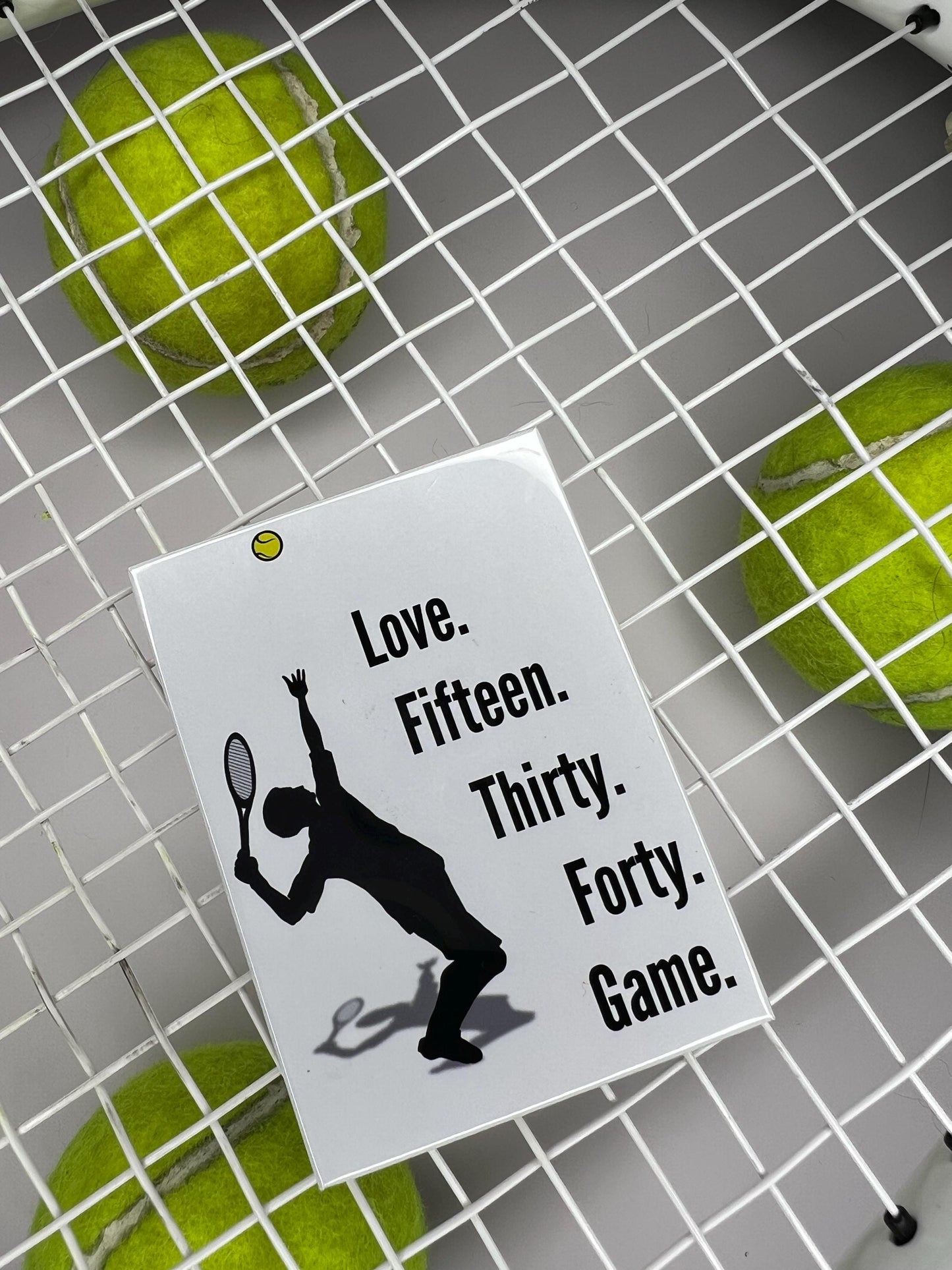 ๐พ "Love. Fifteen. Thirty. Forty. Game." ๐พ