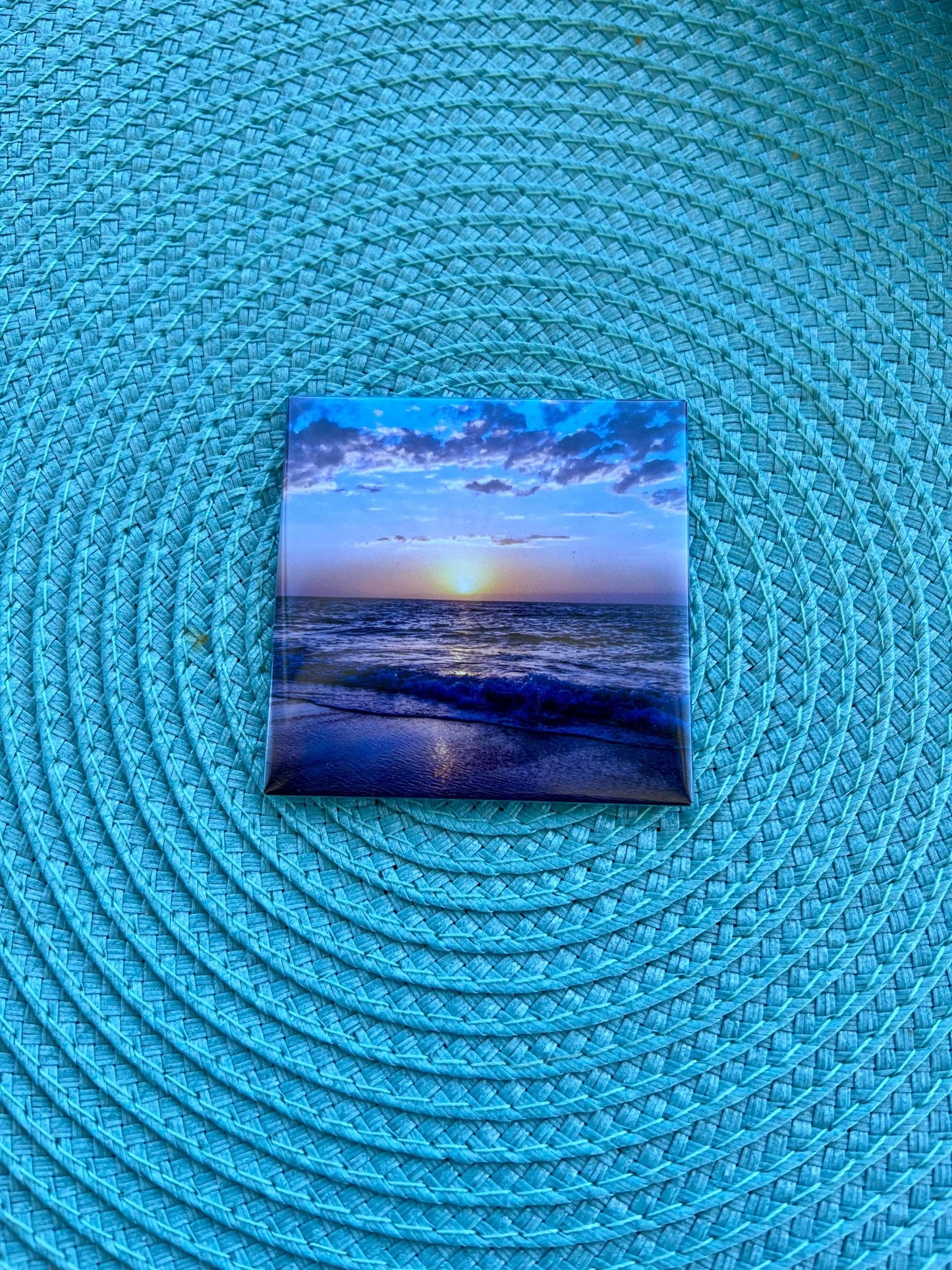Set of 6 Custom 2.5"x2.5" Square Photo Magnets