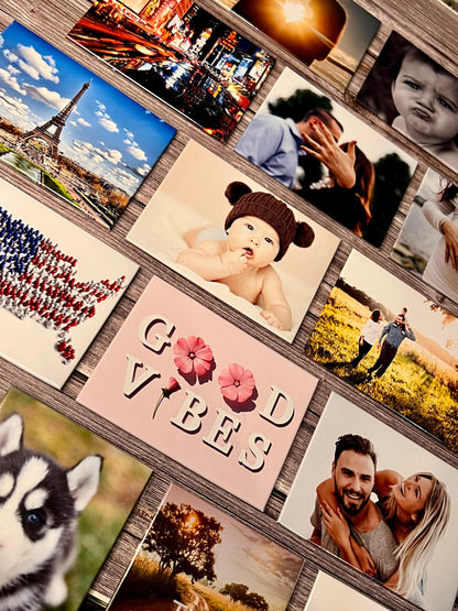 Set of 5 Custom 2.5"x3.5" Rectangle Photo Magnets