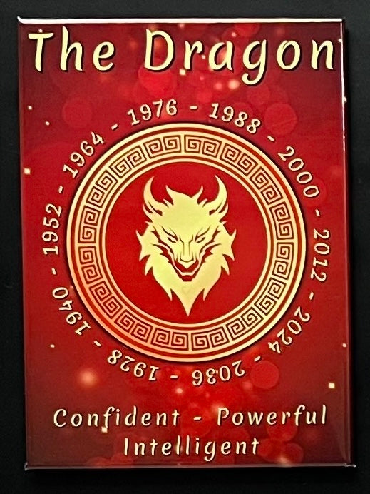 ✨ Chinese Zodiac Magnet Set 🐉