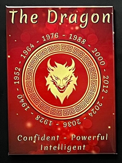 ✨ Chinese Zodiac Magnet Set 🐉