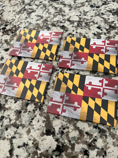 Maryland Flag State Pride Fridge Magnet 🦀
