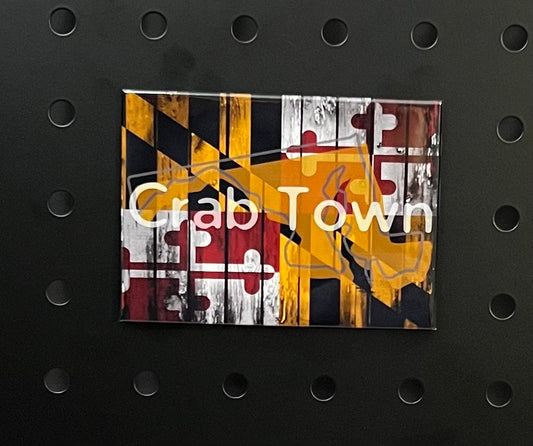 🦀 Crab Town Maryland Magnet