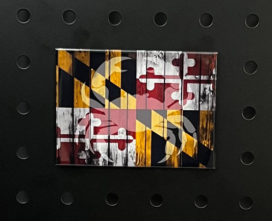 🦀 Maryland Flag Crab Magnet