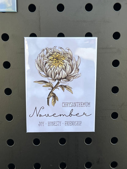 ✨ Birth Month Flower Magnet 💐