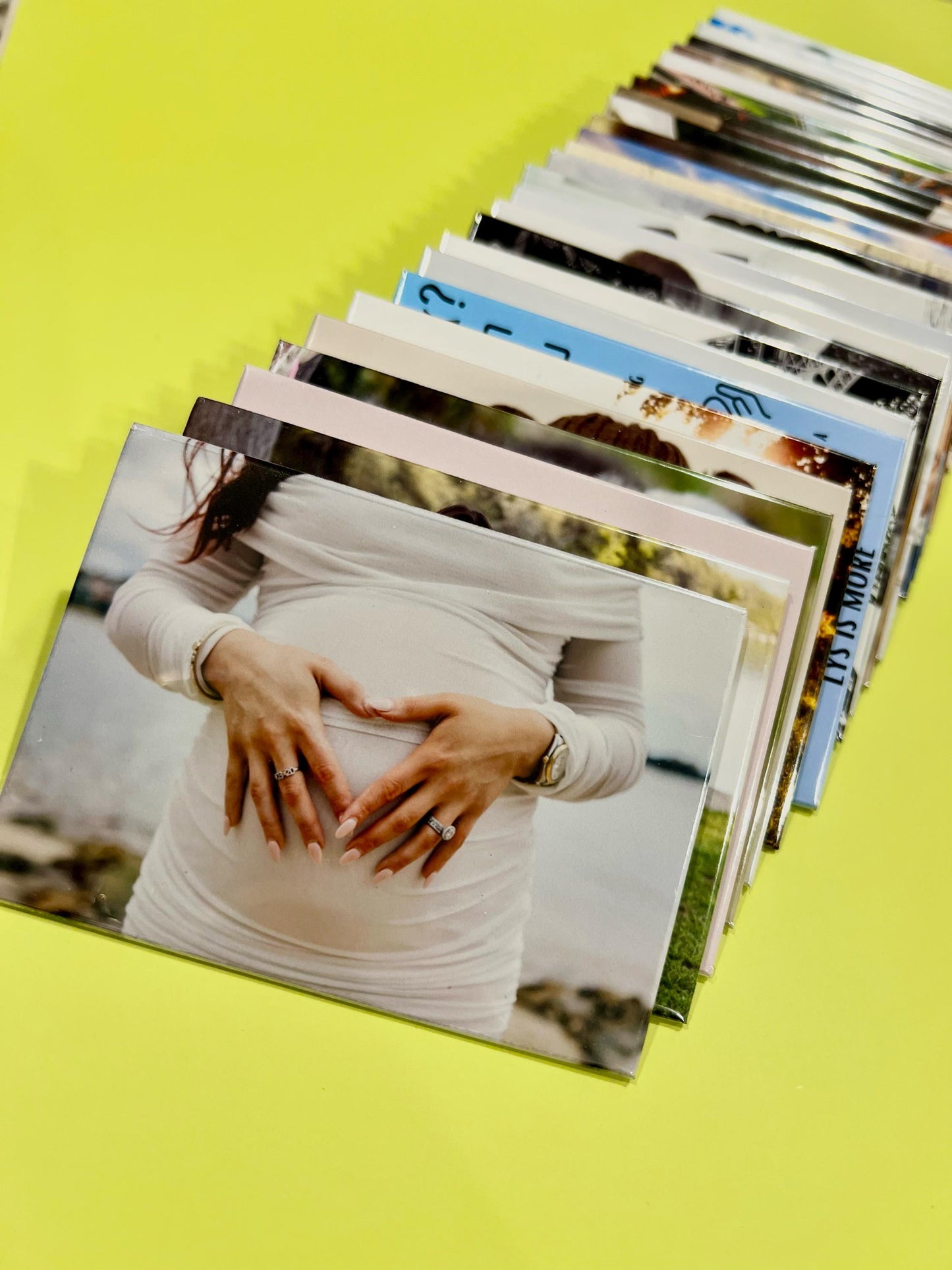 Set of 5 Custom 2.5"x3.5" Rectangle Photo Magnets