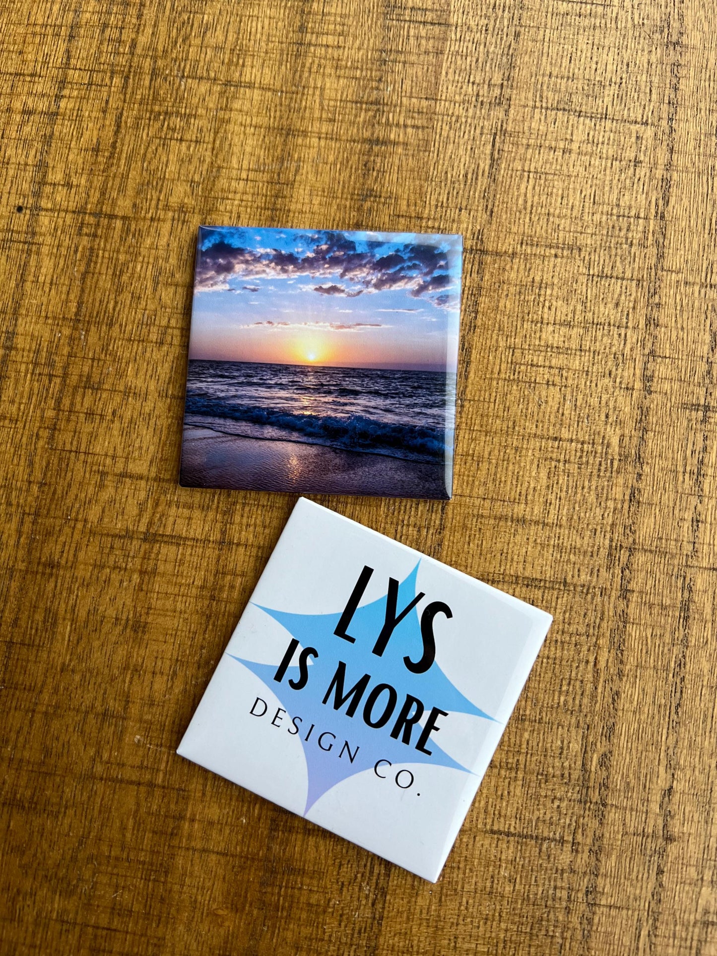 Set of 6 Custom 2.5"x2.5" Square Photo Magnets