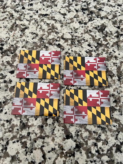 Maryland Flag State Pride Fridge Magnet 🦀
