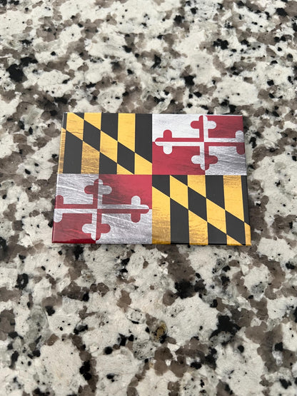 Maryland Flag State Pride Fridge Magnet 🦀