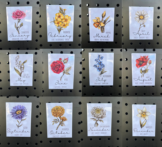✨ Birth Month Flower Magnet 💐